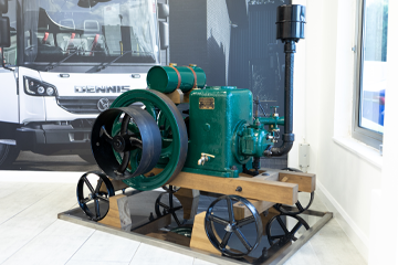 Eagle engine from 1915 restored to its former glory