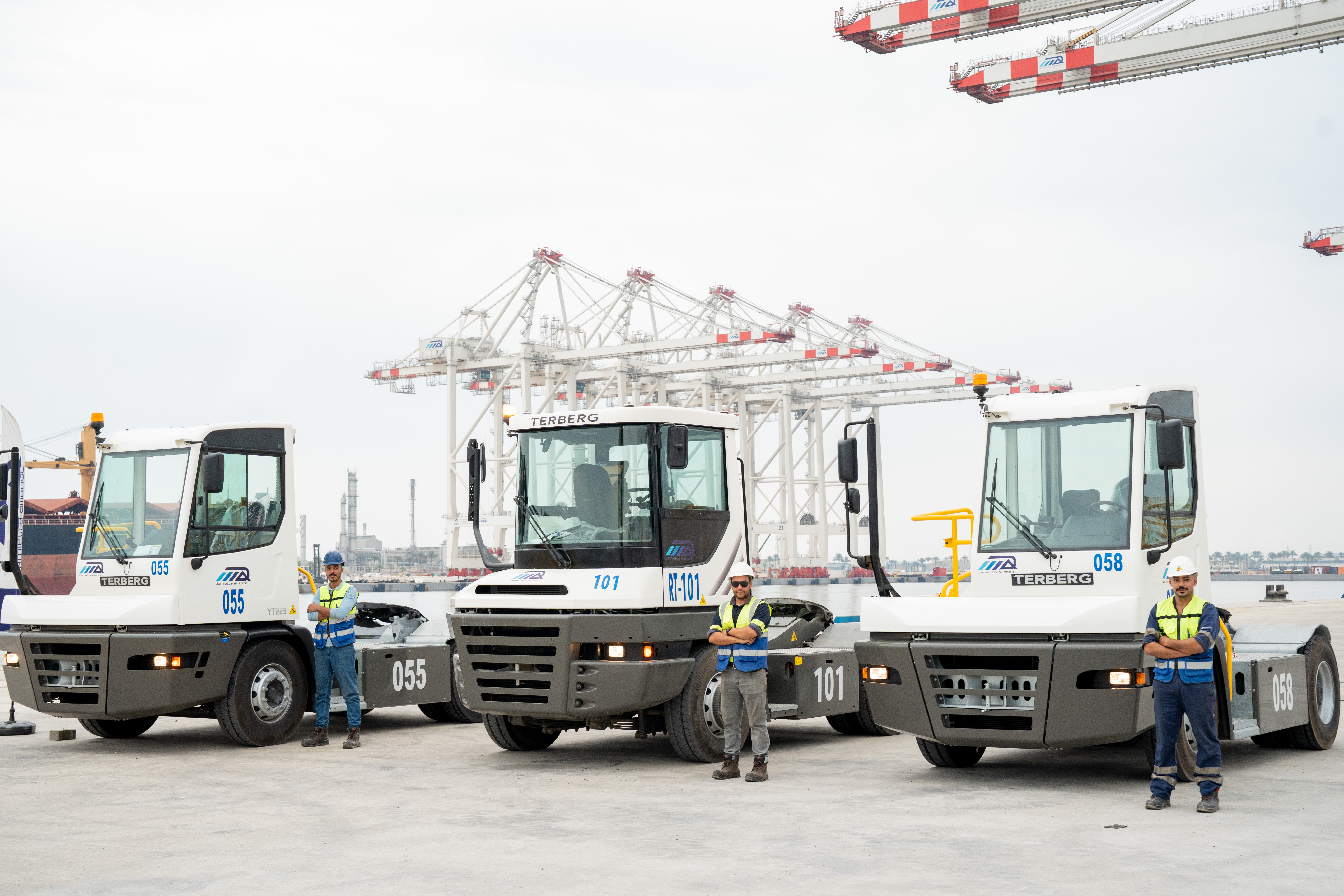 Damietta Alliance Container Terminal in Egypt invests in over 100 Terberg Terminal and RoRo Tractors